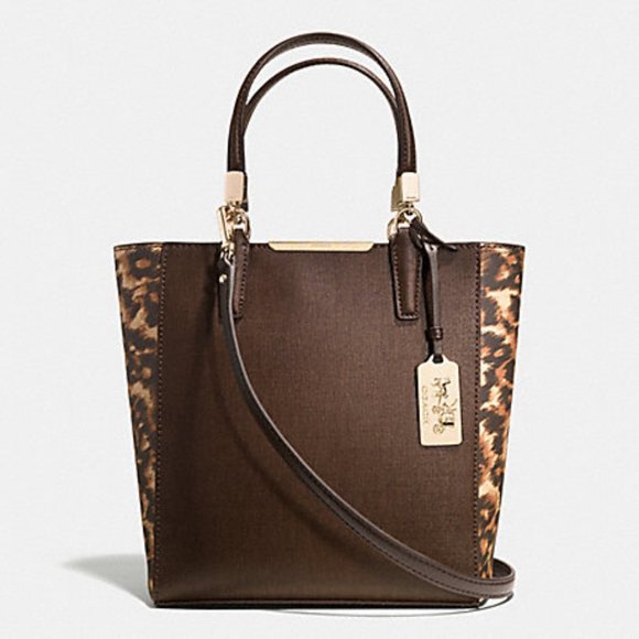 Coach Madison Colorblock Saffiano Leather Purse - Picture 1 of 3